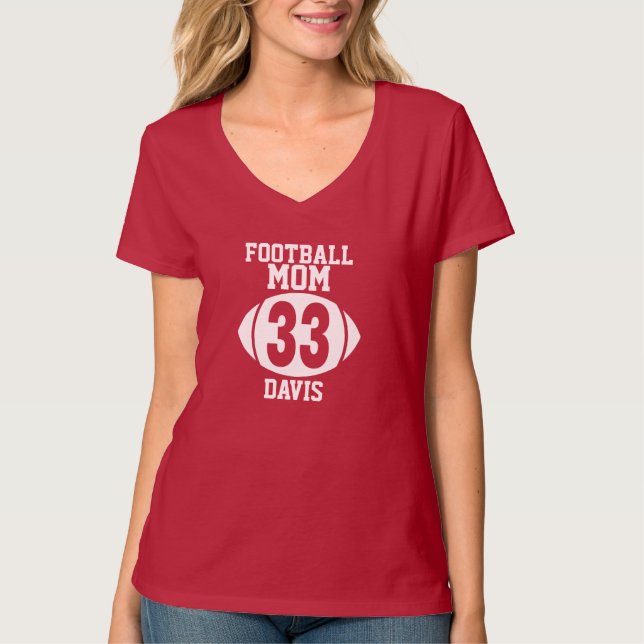 T-shirt Futebol Mãe 33 (Frente)