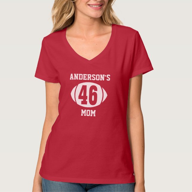 T-shirt Futebol Mãe 46 (Frente)