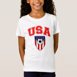 T-shirt Futebol Patriótico dos EUA