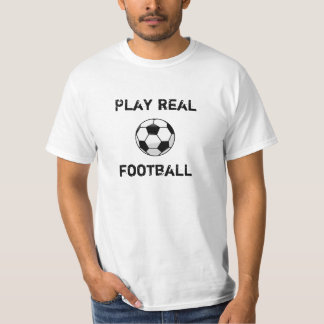 T-shirt Futebol real do jogo