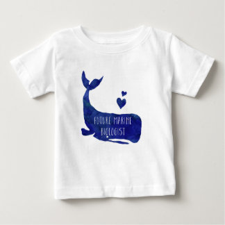 T-shirt Futura Bióloga Marinha Baleia Toddler Meninas Cami