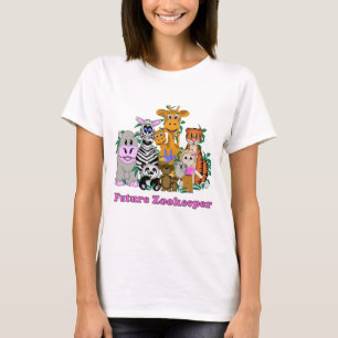 T-shirt Futura Menina Zookeeper