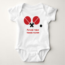 Futuras raquetes de jogadores de pingue-pongue de 