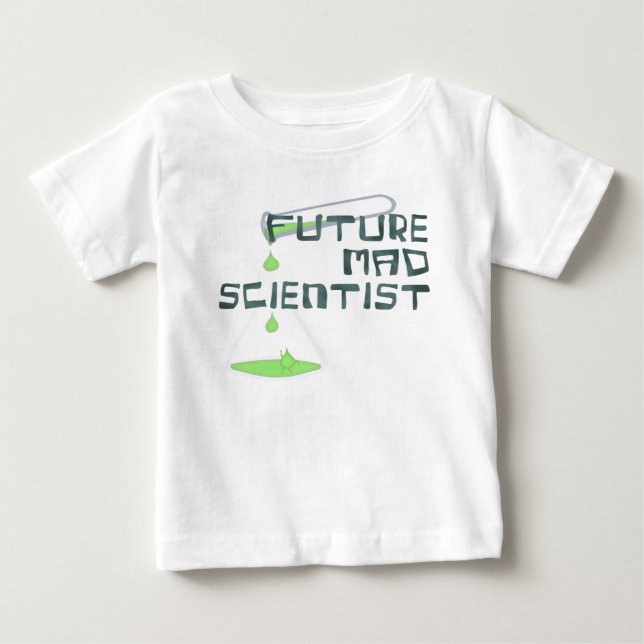 T-shirt Futuro Cientista Louco (Frente)
