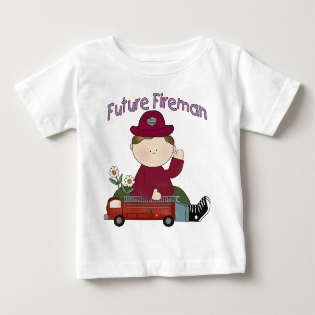 T-shirt futuro do bombeiro (Frente)