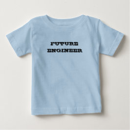 T-shirt futuro do jérsei da multa do bebê do