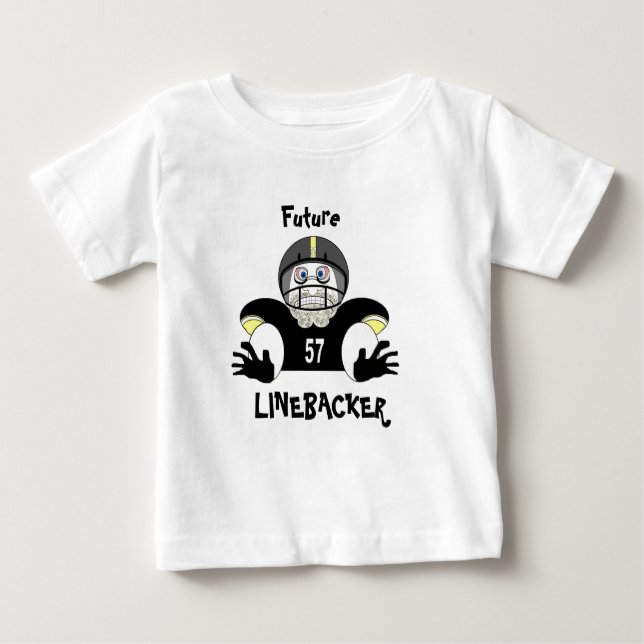 T-shirt futuro do linebacker (Frente)