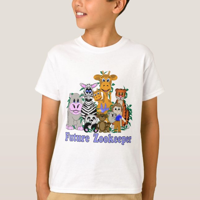T-shirt Futuro Guarda do Zoológico (Frente)