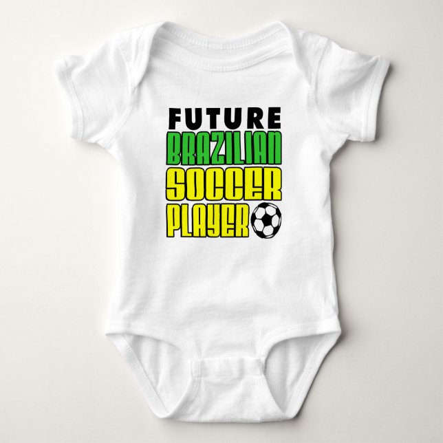 T-shirt Futuro Jogador de Futebol Brasileiro (Frente)