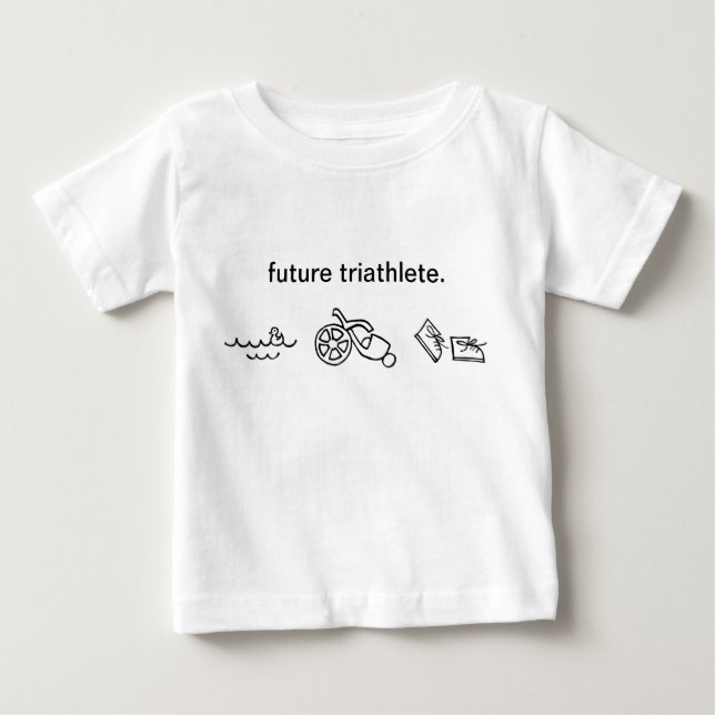 T-shirt futuro triathlete. (Frente)