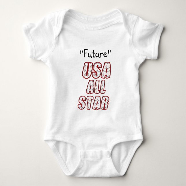 T-shirt Futuro USA All-Star Baby (Frente)