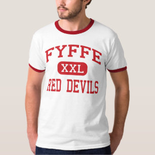 T-shirt Fyffe - diabos vermelhos - segundo grau - Fyffe