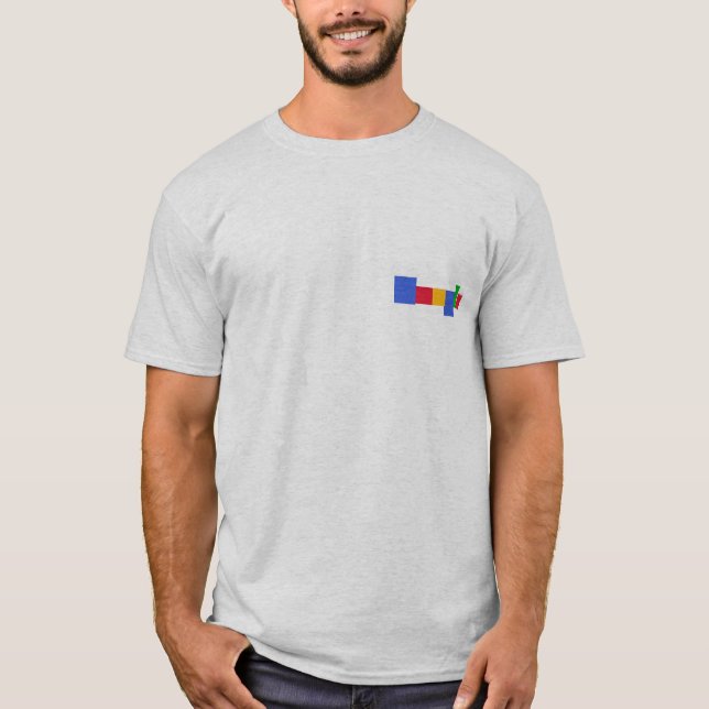 T-shirt G Favicon no blockyvision (Frente)