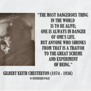 T-shirt G.K. Chesterton Excelente Scheme Experiment Of Bei