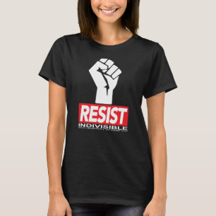 T-shirt Ga1st indivisíveis resistem o T