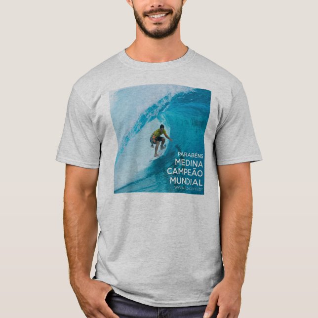 T-shirt Gabriel Medina - Campeão Mundial (Frente)
