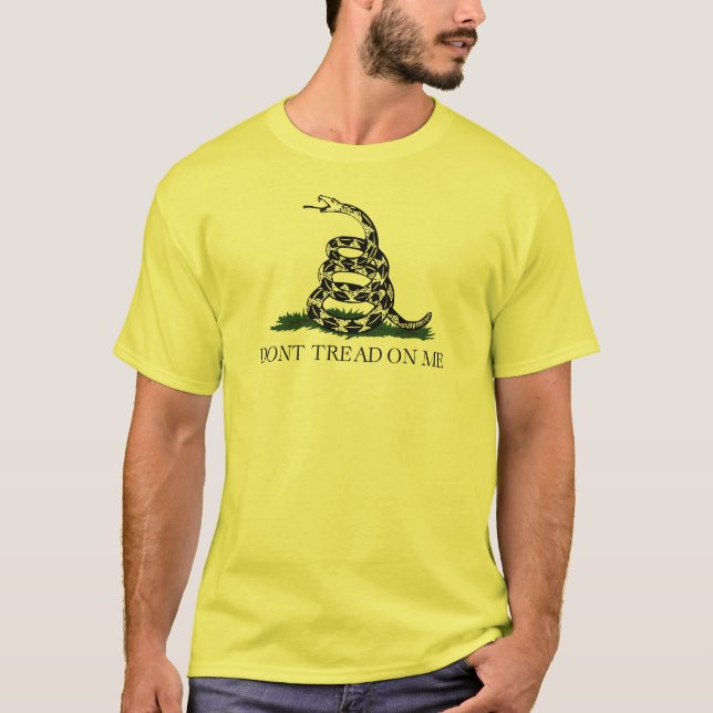 T-shirt Gadsden - não pise em mim (Frente)