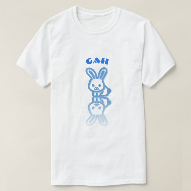T-shirt Gah - coelho dentro (Frente do Design)
