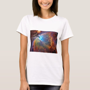 T-shirt galáxia do espaço da nebulosa de orion