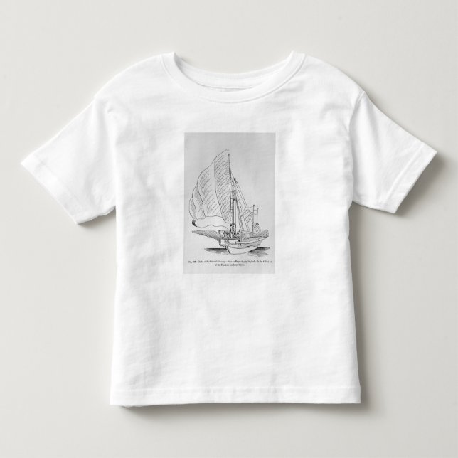 T-shirt Galera do século XVI (Frente)