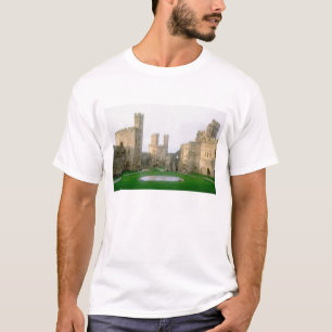 T-shirt Gales, castelo de Caernarfon, um dos 2 de Eduardo