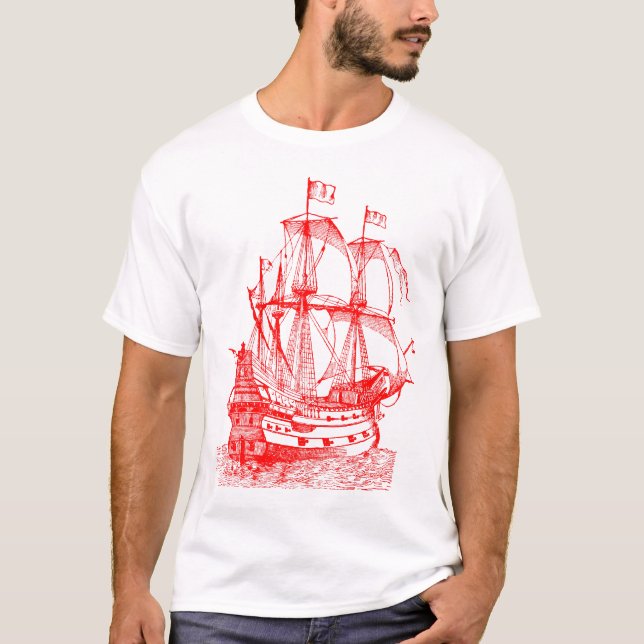 T-shirt Galhão - Vermelho (Frente)
