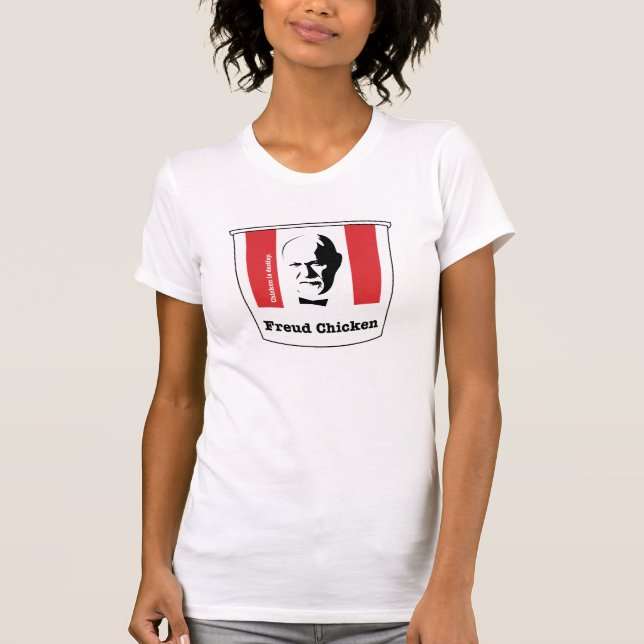 T-shirt Galinha de Freud (Frente)