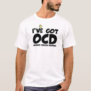 T-shirt Galinha engraçada de OCD