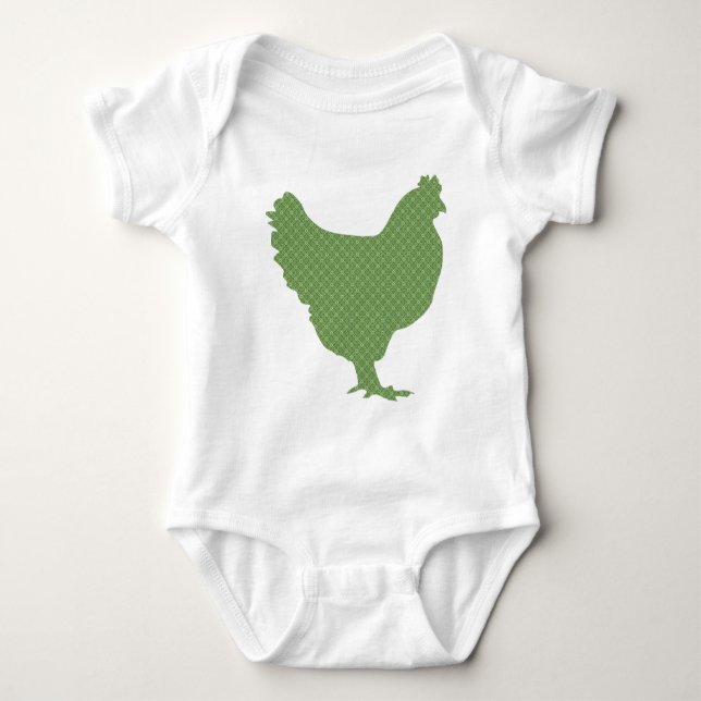 T-shirt Galinha moderna Funky (Frente)