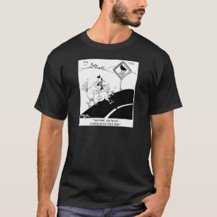 T-shirt Galinha que não se cruza ao lado distante