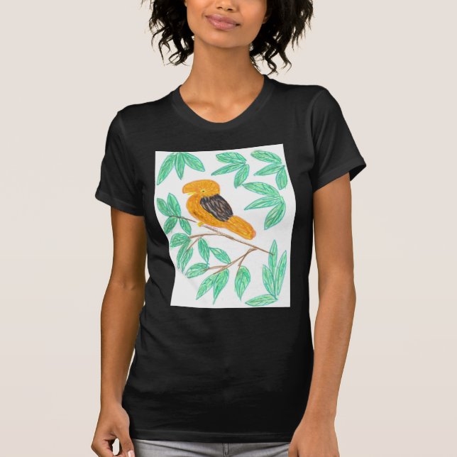 T-shirt Galo-da-serra (Rupicola peruvianus) (Frente)