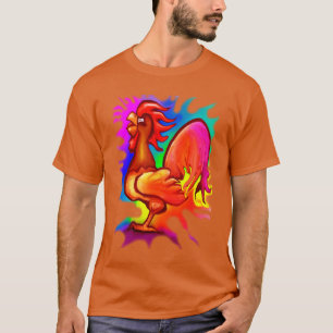 T-shirt Galo do fogo