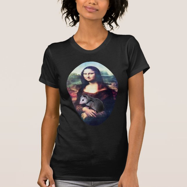 T-shirt Gambá de Mona Lisa (Frente)