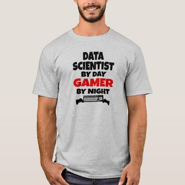 T-shirt Gamer Data Scientist (Frente)