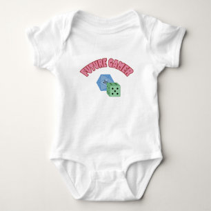 T-shirt Gamer futuro - vermelho & dados