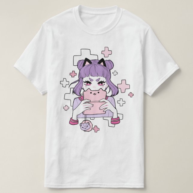 T-shirt Gamer Grrl (Frente do Design)