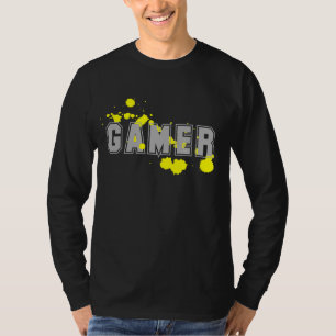 T-shirt gamer shirts yellow