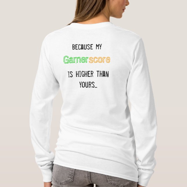 T-shirt Gamerscore (Verso)
