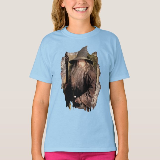 T-shirt Gandalf com Funcionarios (Frente)