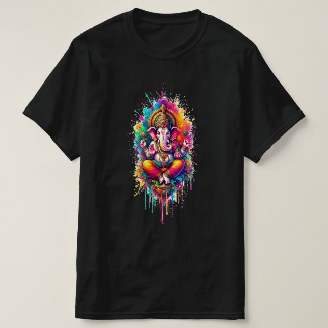 T-Shirt Ganesha 1 Mens (Frente do Design)