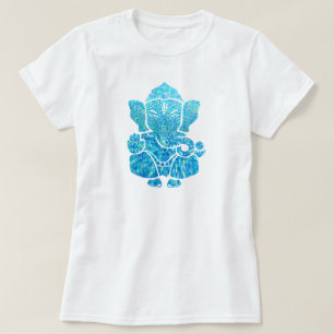 T-shirt Ganesha azul-claro