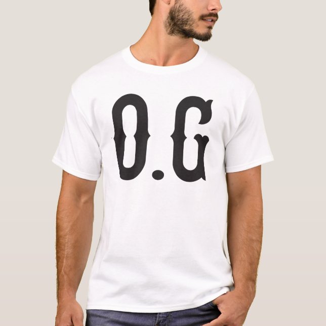 T-shirt Gângster do original de O.G (Frente)