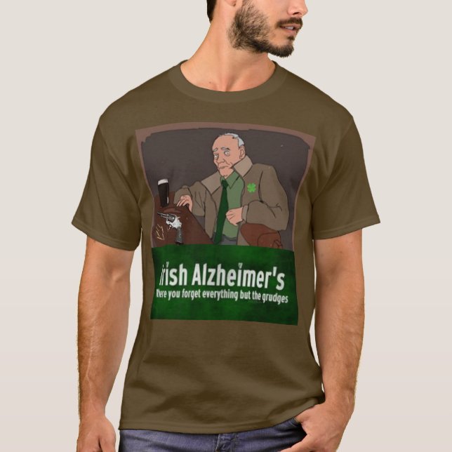 T-Shirt Gangster Irlandês Humoroso de Dia de São P (Frente)