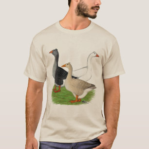 T-shirt Gansos: Trio Tufted
