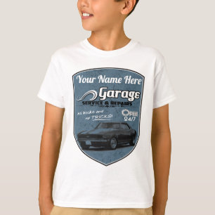 T-shirt Garagem personalizada de Camaro