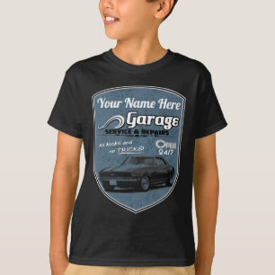T-shirt Garagem personalizada de Camaro