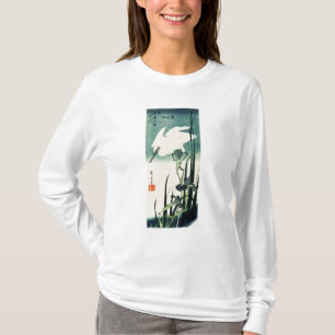 T-shirt Garça-real e íris brancas