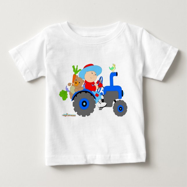 T-shirt Gardener Farmer bebê (Frente)