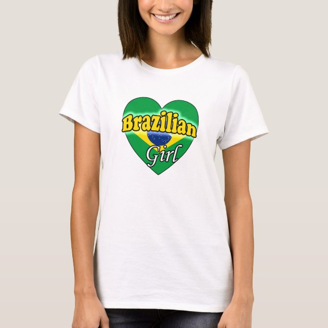 T-shirt Garota brasileira (Frente)