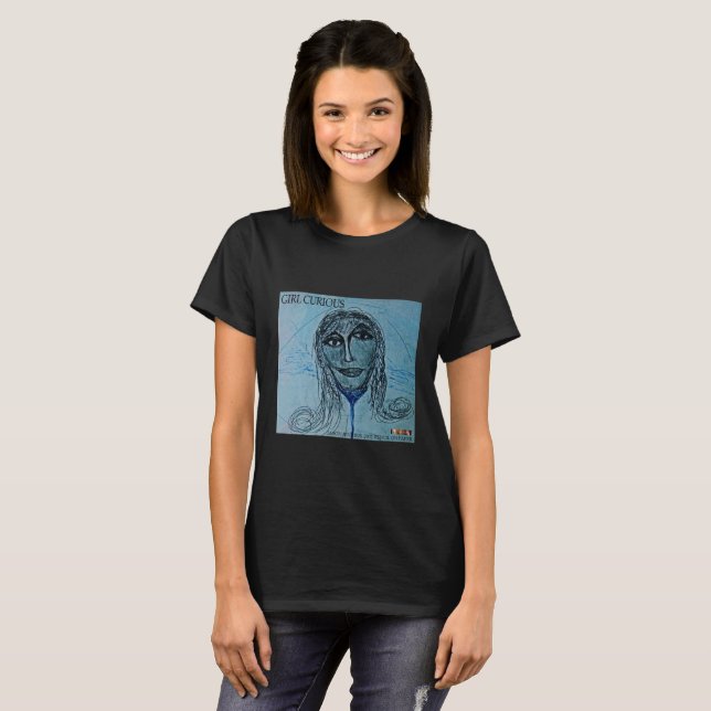 T-SHIRT GAROTA CURIOSA (Frente Completa)